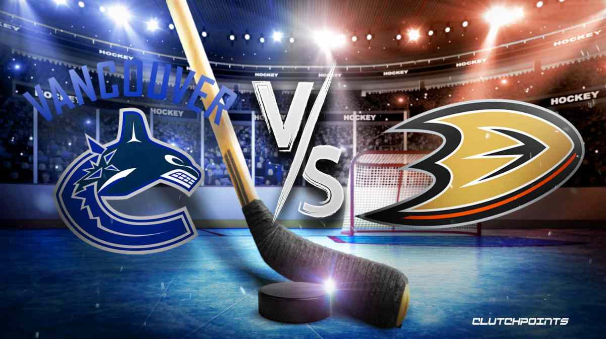 Canucks Ducks prediction, odds, pick, NHL odds