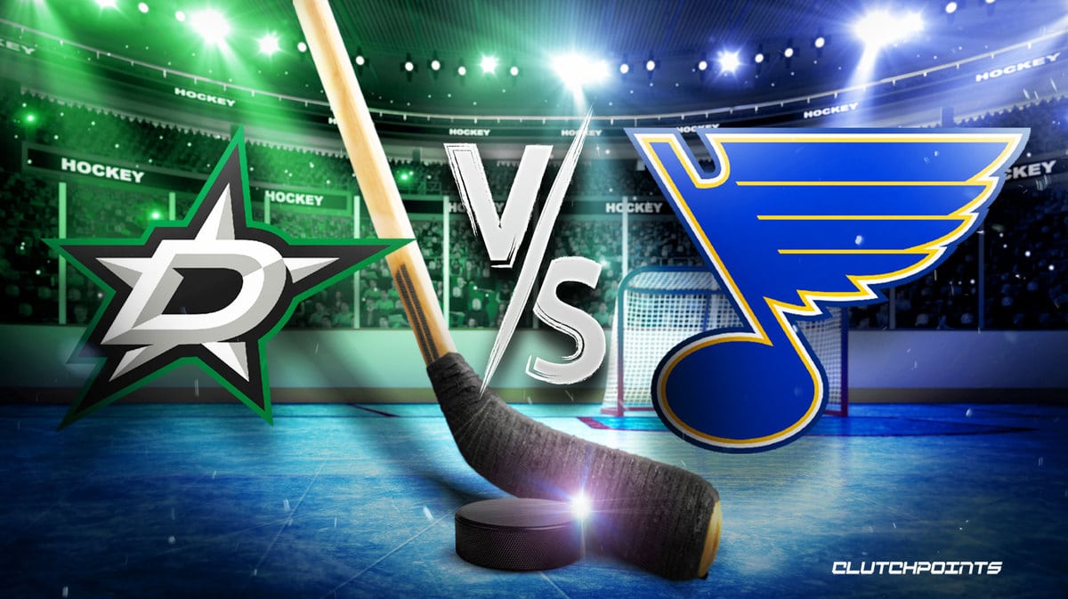 NHL Odds Stars Blues prediction, pick, how to watch