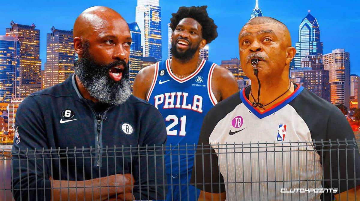Nets, Sixers, Joel Embiid, Jacque Vaughn, Joel Embiid ejection