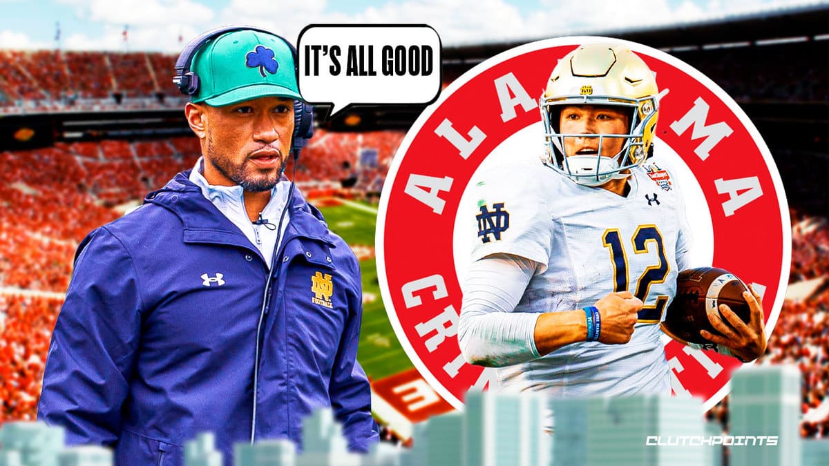 Notre Dame football, Tyler Buchner, Marcus Freeman, Alabama football