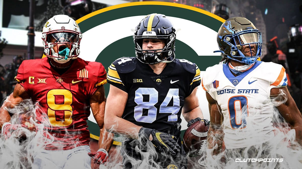 xavier hutchinson, Sam laporta, JL Skinner, Green Bay Packers, NFL Draft