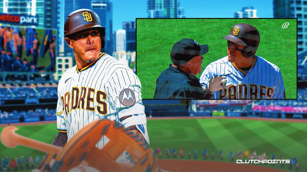 Padres, Manny Machado, Manny Machado ejected, Manny Machado Padres, Pitch clock