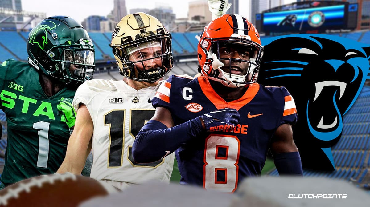 Carolina Panthers, NFL Draft, Garrett Williams, Jayden Reed, Charlie Jones
