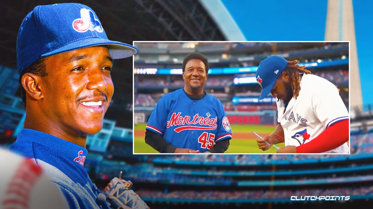 Pedro Martinez returns north of the border, fires first pitch to