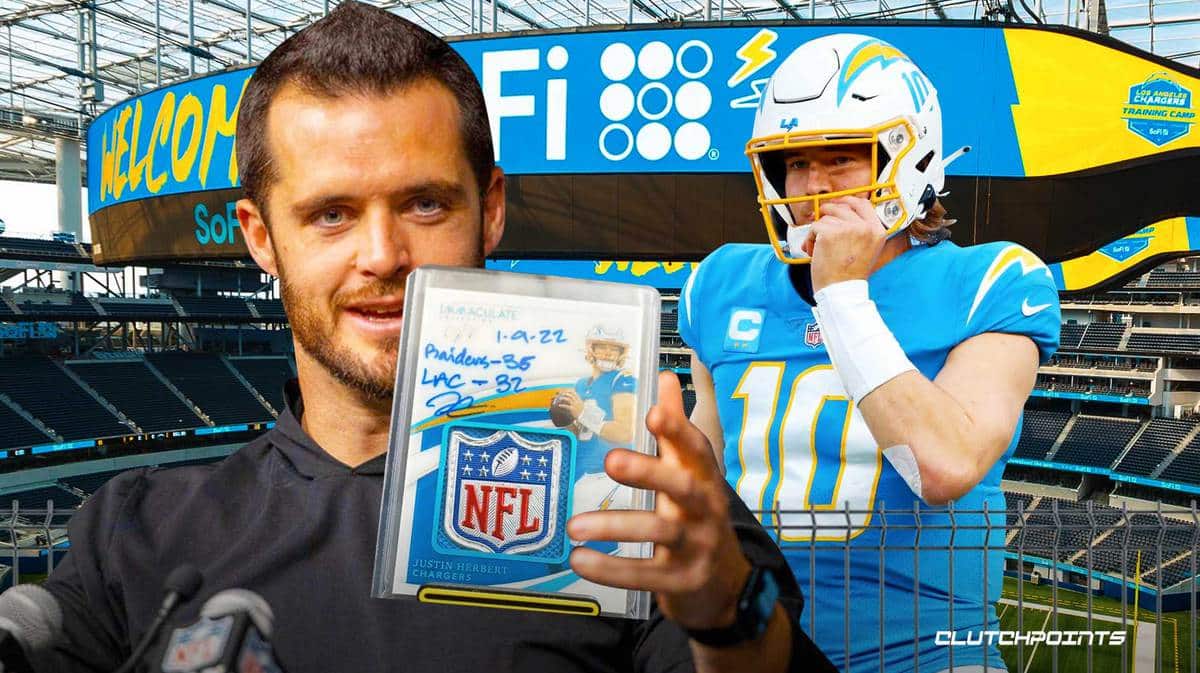 Derek Carr,Raiders, Justin Herbert, Chargers, Cards, NFL