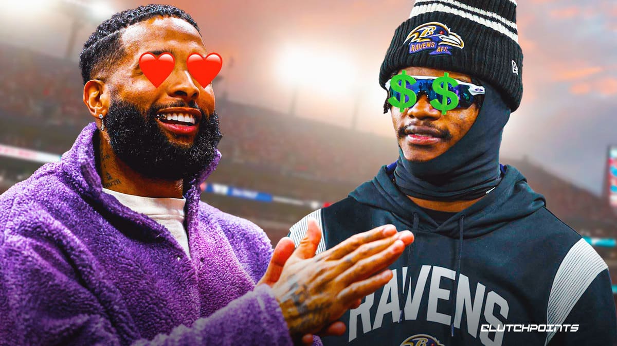 Odell Beckham Jr., Lamar Jackson, Baltimore Ravens
