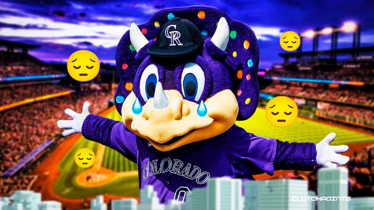 Colorado Rockies mascot Dinger