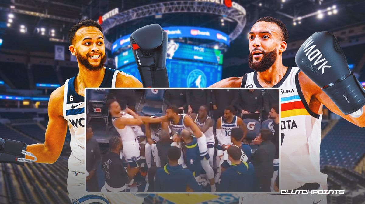 Timberwolves, Rudy Gobert, Kyle Anderson, Rudy Gobert punch