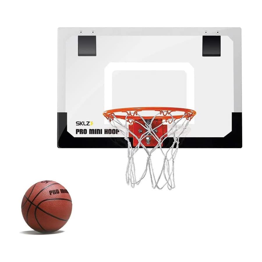 SKLZ Pro Mini Basketball Hoop on a white background.