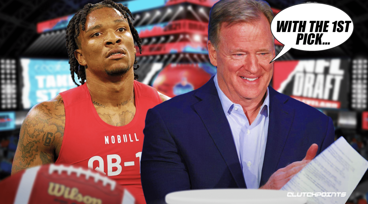 Anthony Richardson, Roger Goodell, NFL Draft