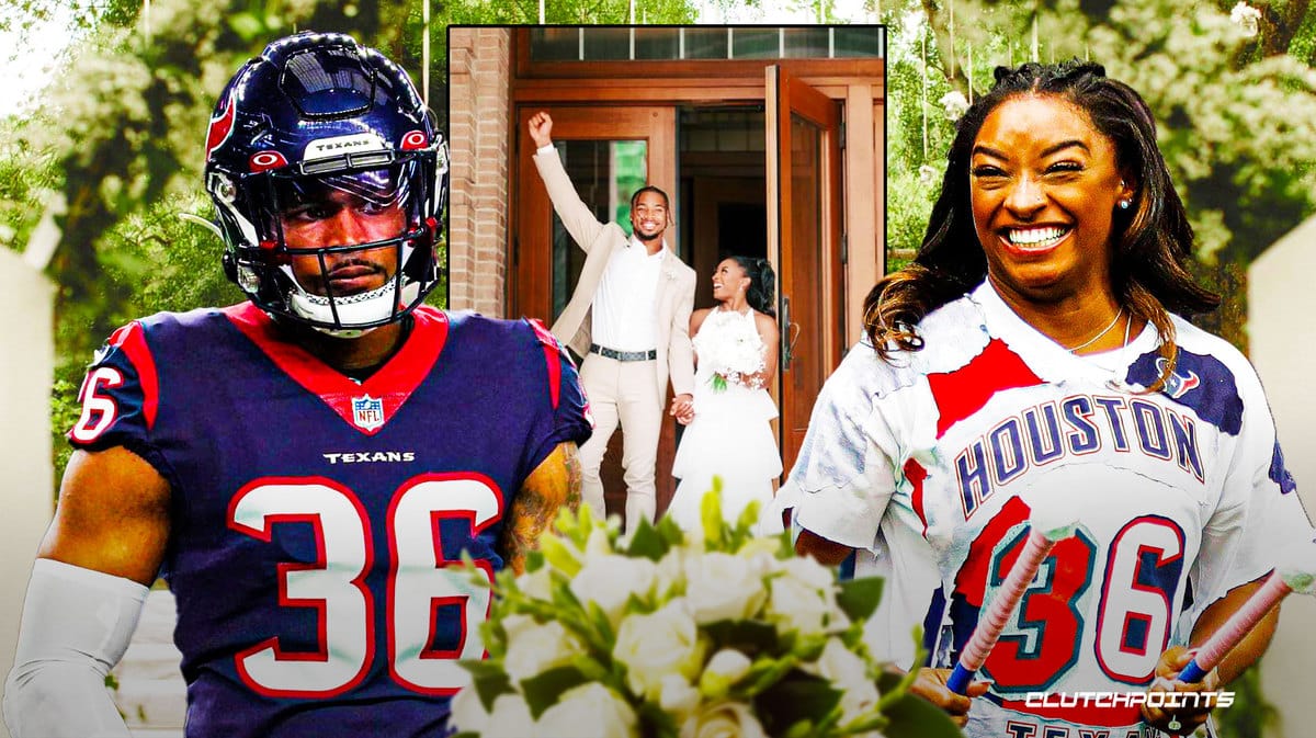 Texans: Simone Biles shares phots from wedding to Jonathan Owens