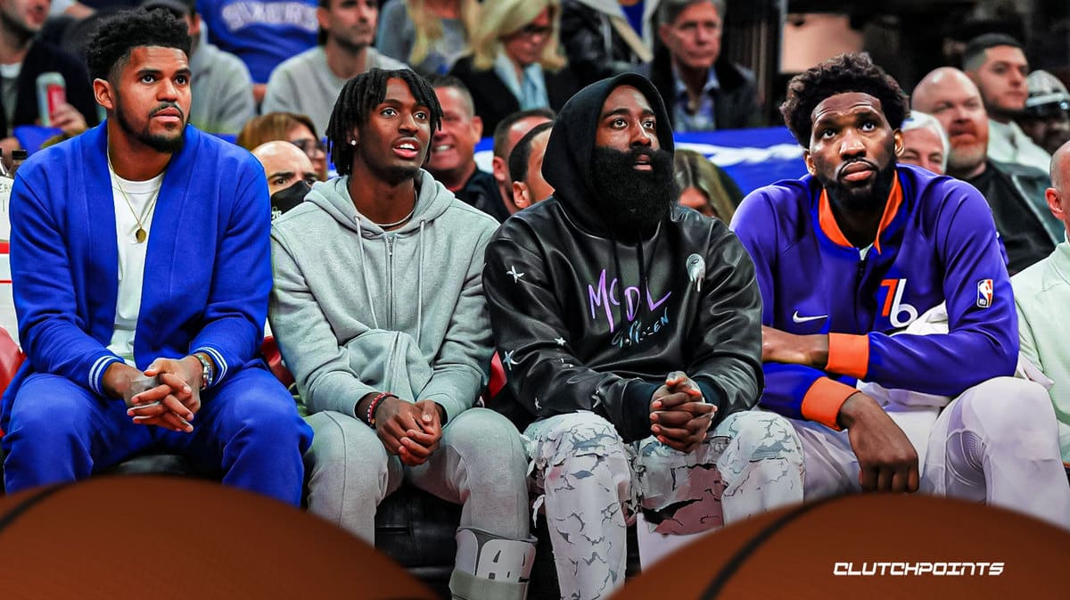 Sixers, Tobias Harris, Tyrese Maxey, James Harden, Joel Embiid