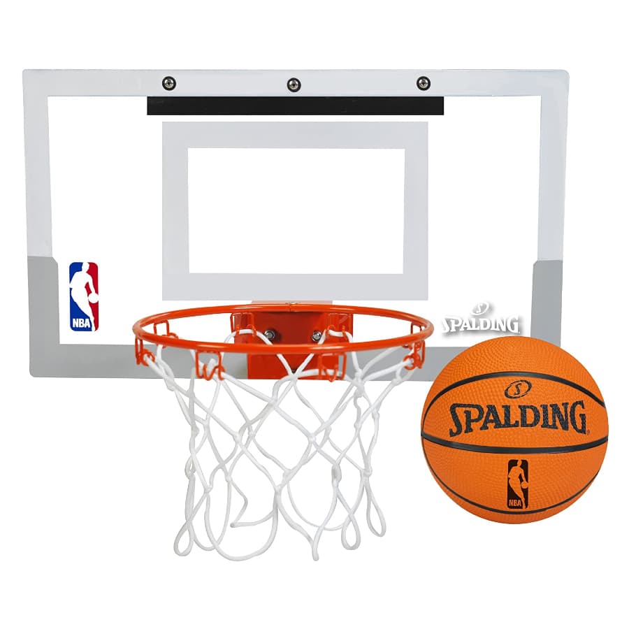 Spalding NBA Slam Jam Over Door Mini on a white background.
