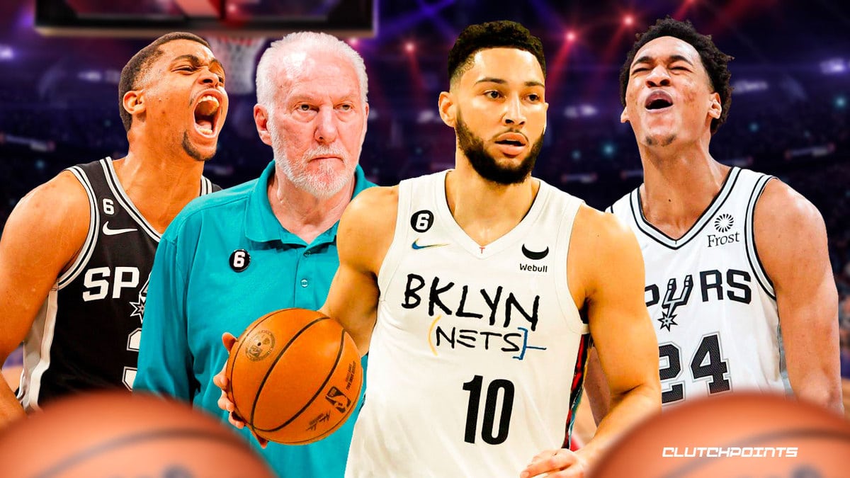 Spurs, trade, targets, offseason, Ben Simmons, Keldon Johnson, Devin Vassell, Gregg Popovich