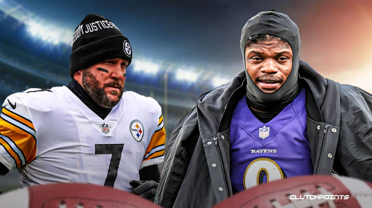 Steelers' Ben Roethlisberger shades Ravens' Lamar Jackson