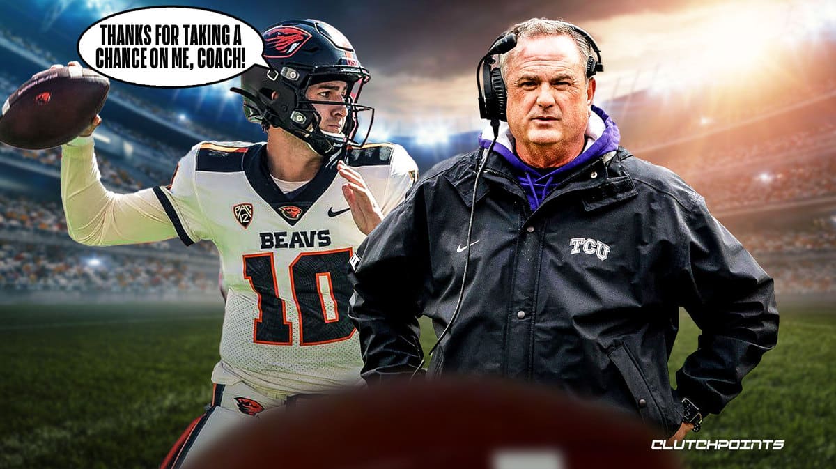 TCU football, Chance Nolan, Oregon State football, Chance Nolan TCU, transfer portal