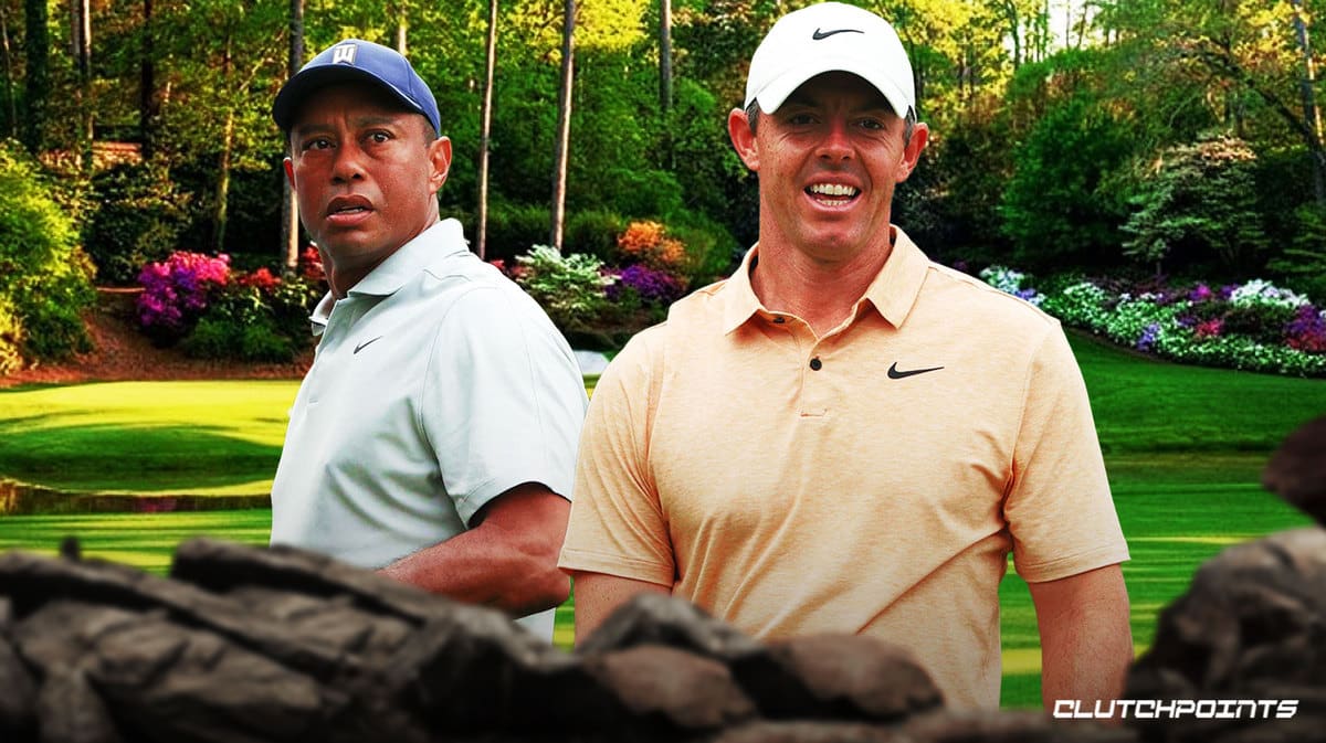 Tiger Woods, Rory McIlroy, 2023 Masters, Augusta National, Masters tournament