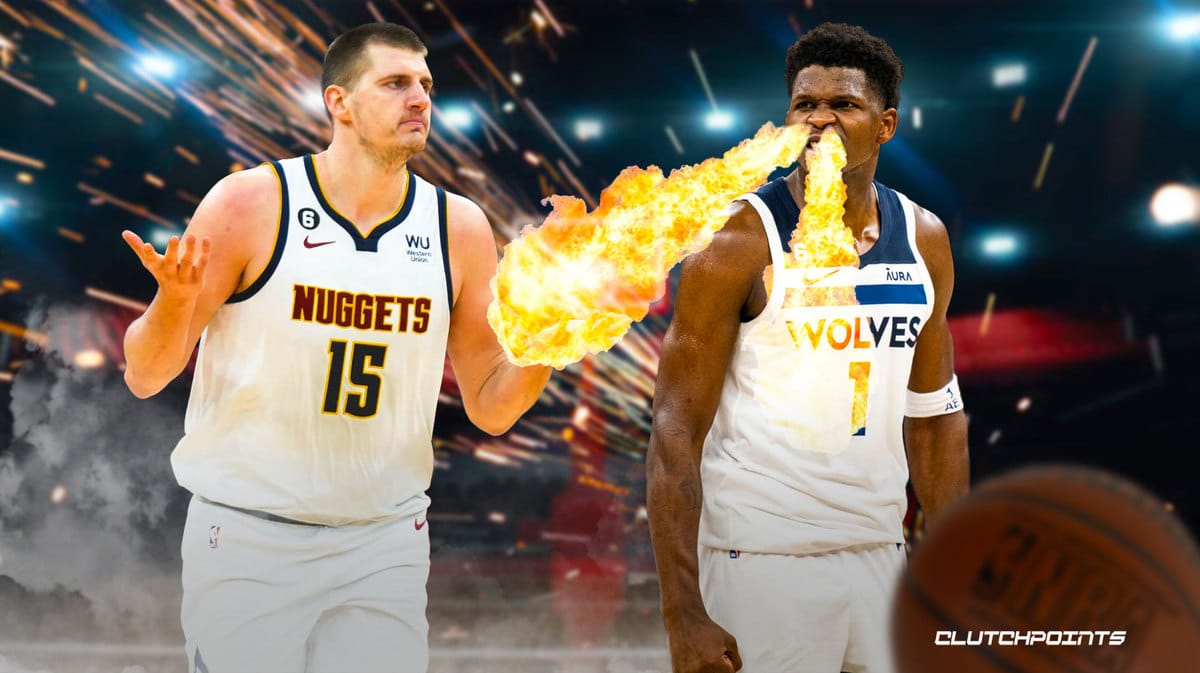 Anthony Edwards, Nikola Jokic, Minnesota Timberwolves, Denver Nuggets