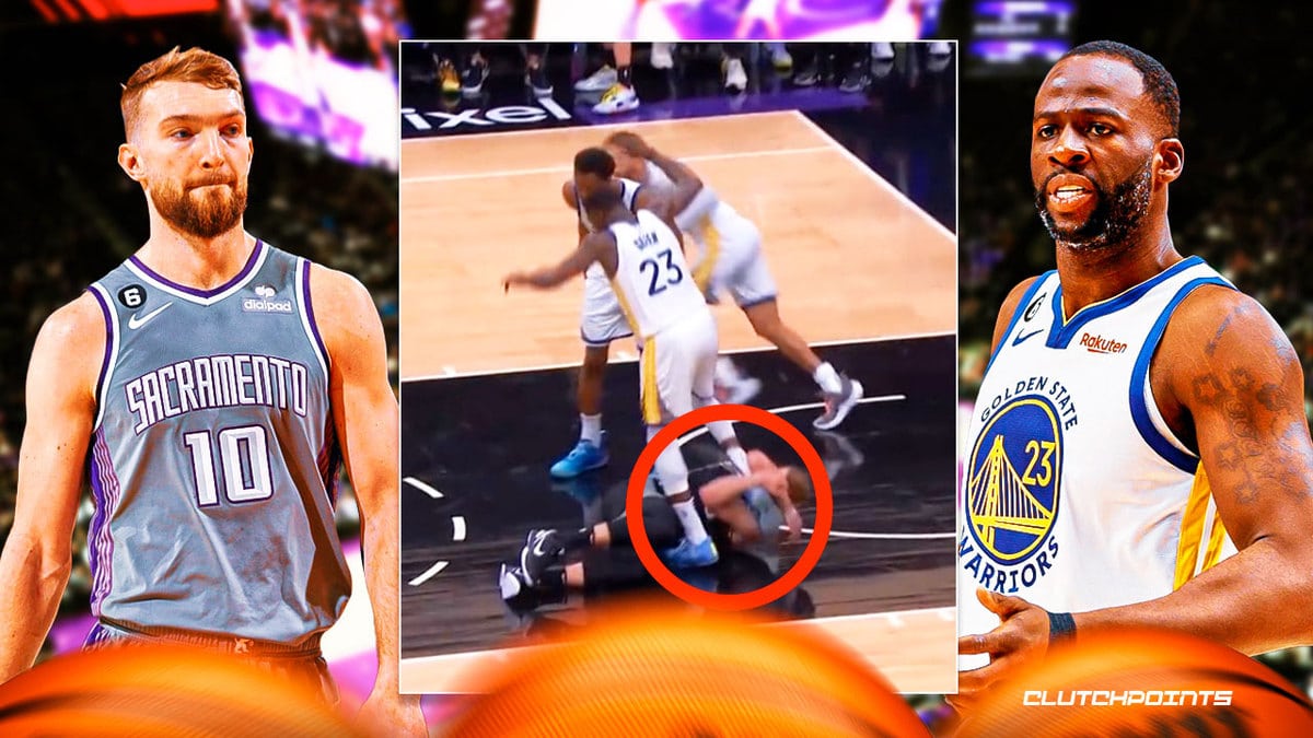 Draymond Green Warriors Kings Domantas Sabonis