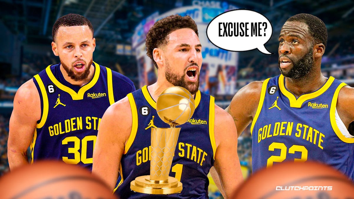 Steph Curry, Klay Thompson, Draymond Green, Warriors