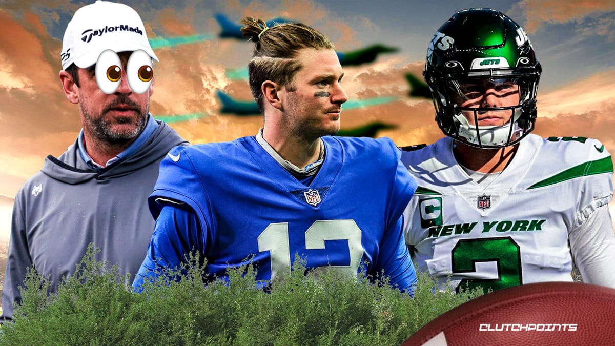 Aaron Rodgers, Tim Boyle, Zach Wilson, Jets