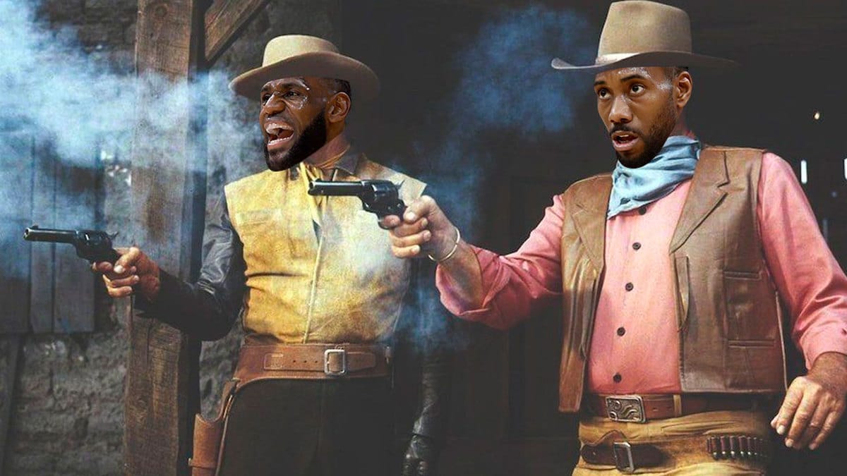 LeBron James Kawhi Leonard Lakers Clippers