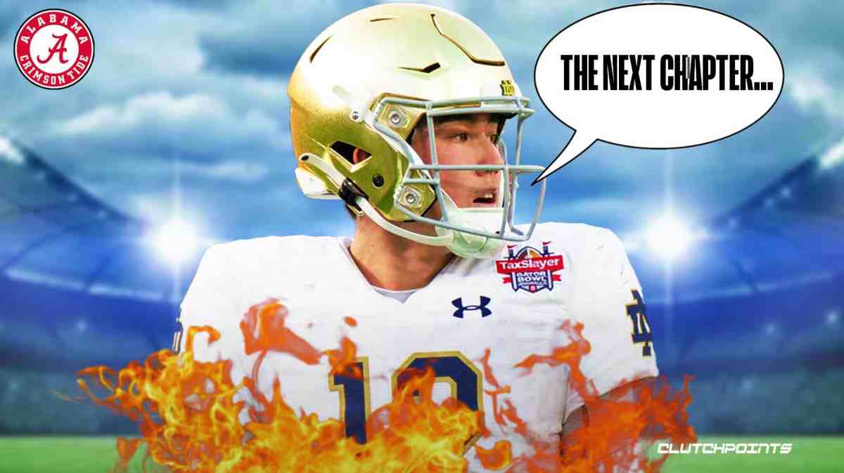 Tyler Buchner, NCAA transfer portal, Notre Dame, Alabama Football, Crimson Tide