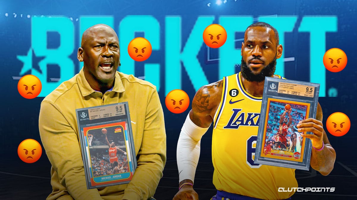 Michael Jordan, LeBron James, Lakers, Cards