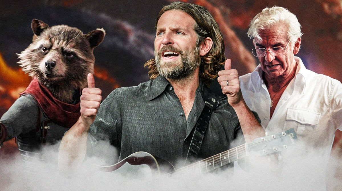 Bradley Cooper in Guardians of the Galaxy, A Star is Born and Maestro.
