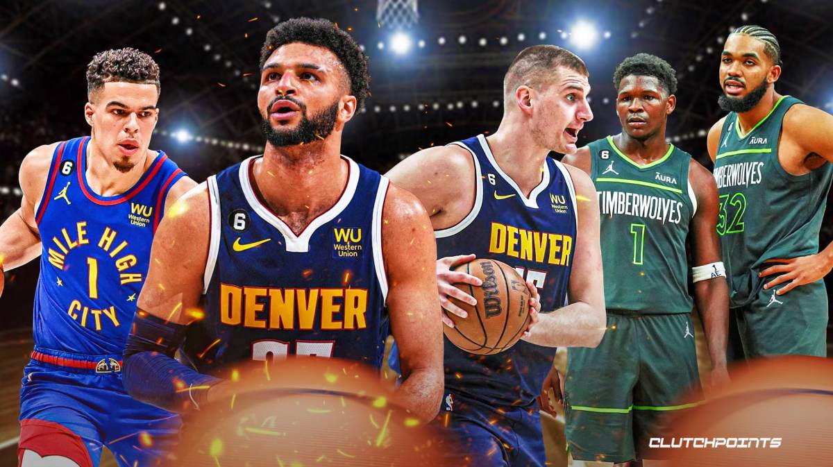 Jamal Murray, Nikola Jokic, Michael Porter Jr., Nuggets, Timberwolves