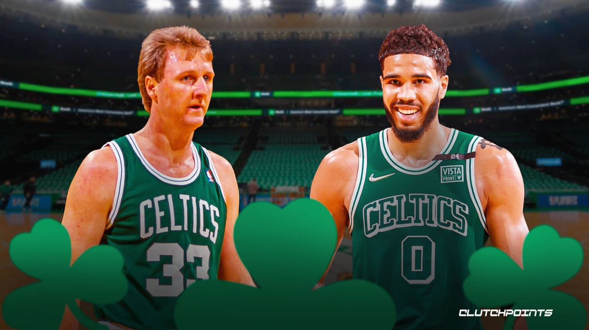 Jayson Tatum and Larry Bird legends never die Boston Celtics