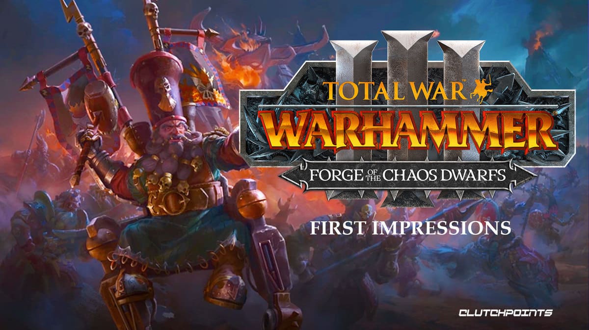 chaos dwarfs dlc first impression, chaos dwarfs dlc review, chaos dwarfs story, chaos dwarfs gameplay, forge of the chaos dwarfs