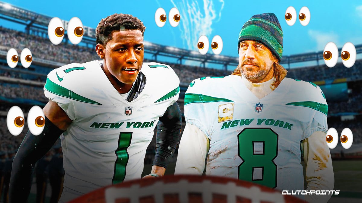 Aaron Rodgers, Sauce Gardner, New York Jets