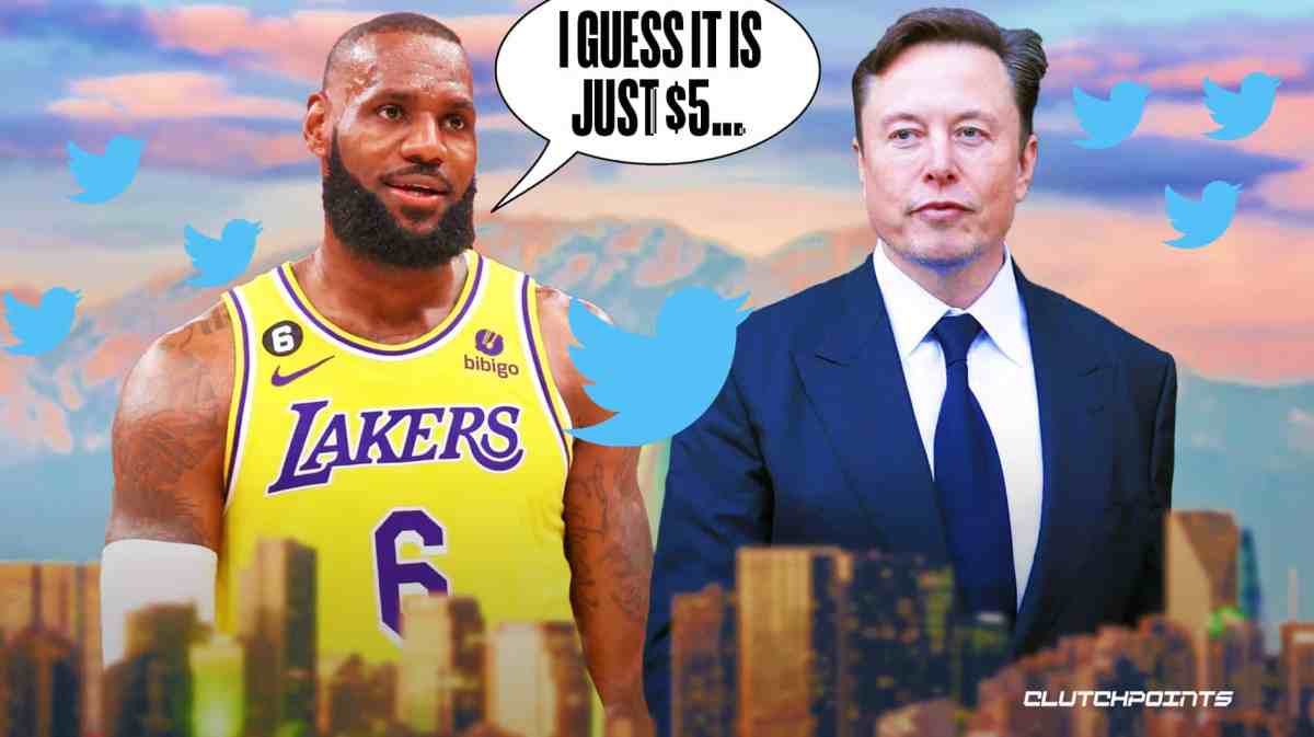 LeBron James, Elon Musk, Twitter Blue, Lakers, Grizzlies
