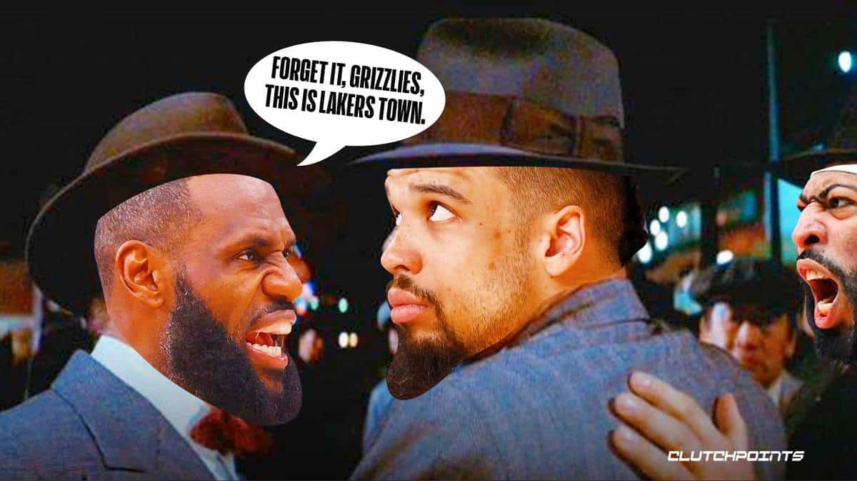 lebron james lakers grizzlies dillon brooks anthony davis