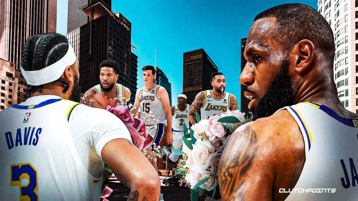 lebron james malik beasley lakers austin reaves d'angelo russell