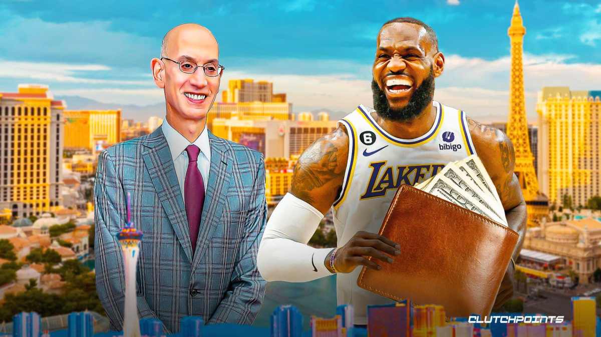 LeBron James Las Vegas Adam Silver Lakers