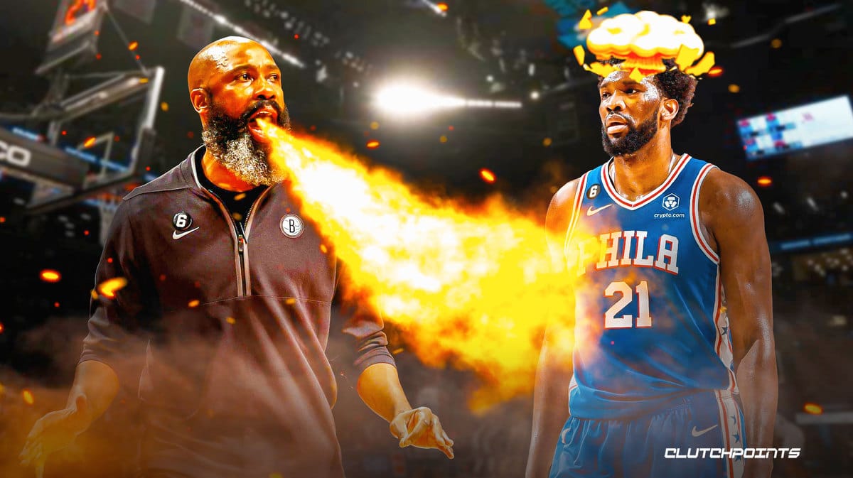 Jacque Vaughn, Joel Embiid, Sixers, Nets