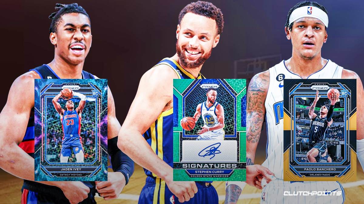 Panini, Stephen Curry, Warrios, Jaden Ivey, Pistons, Paolo Banchero, Magic, Cards