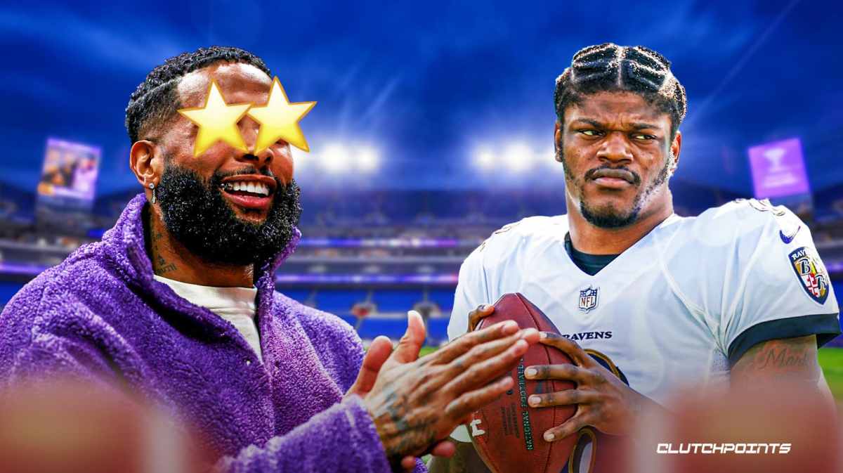Odell Beckham Jr., Lamar Jackson, Baltimore Ravens