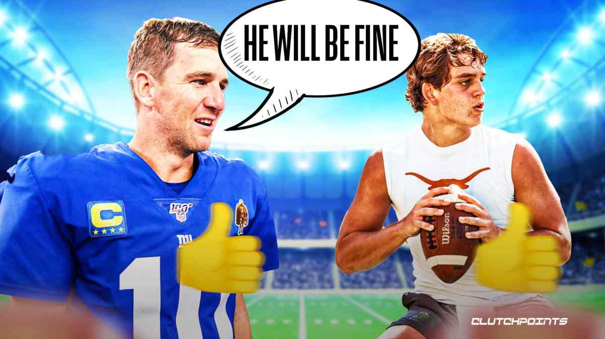 Arch Manning, Texas football, Eli Manning, Giants, The Pat McAfee Show
