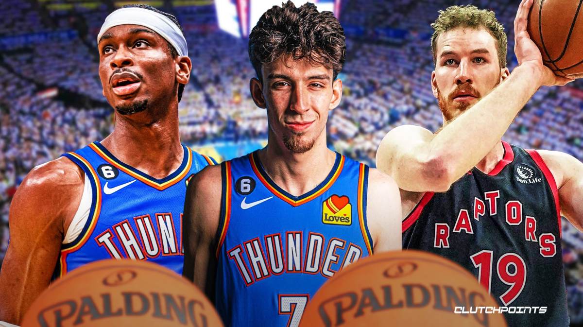 Shai Gilgeous-Alexander, Chet Holmgren, Jakob Poeltl, Thunder
