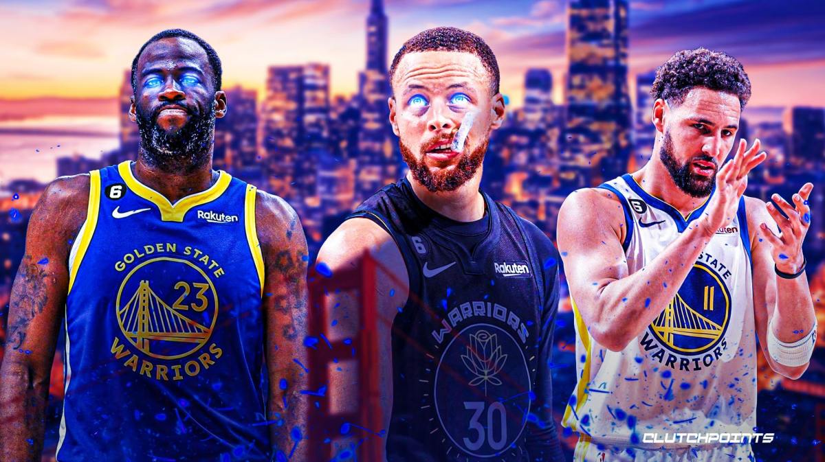 Stephen Curry, Draymond Green, Klay Thompson, Warriors