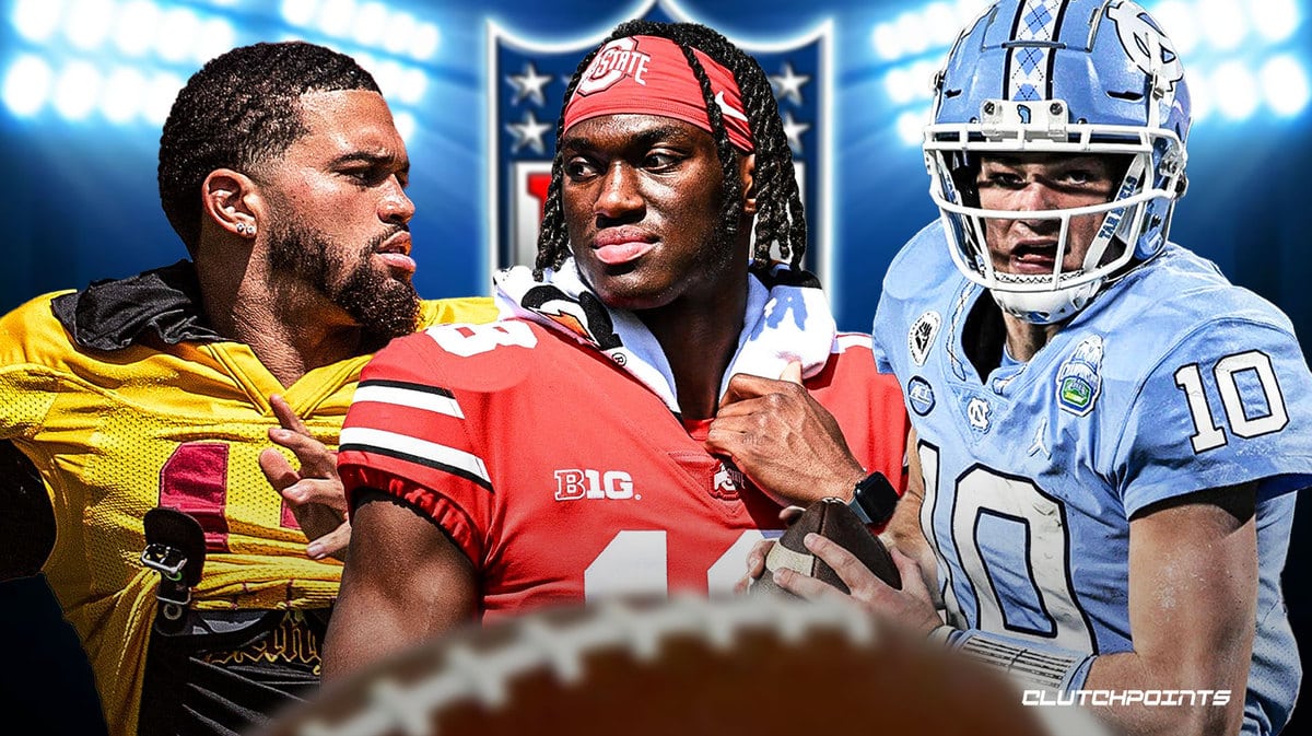 RJ Young's Top 10 2024 NFL Draft prospects ft. Marvin Harrison Jr. & Drake  Maye, No. 1 CFB Show