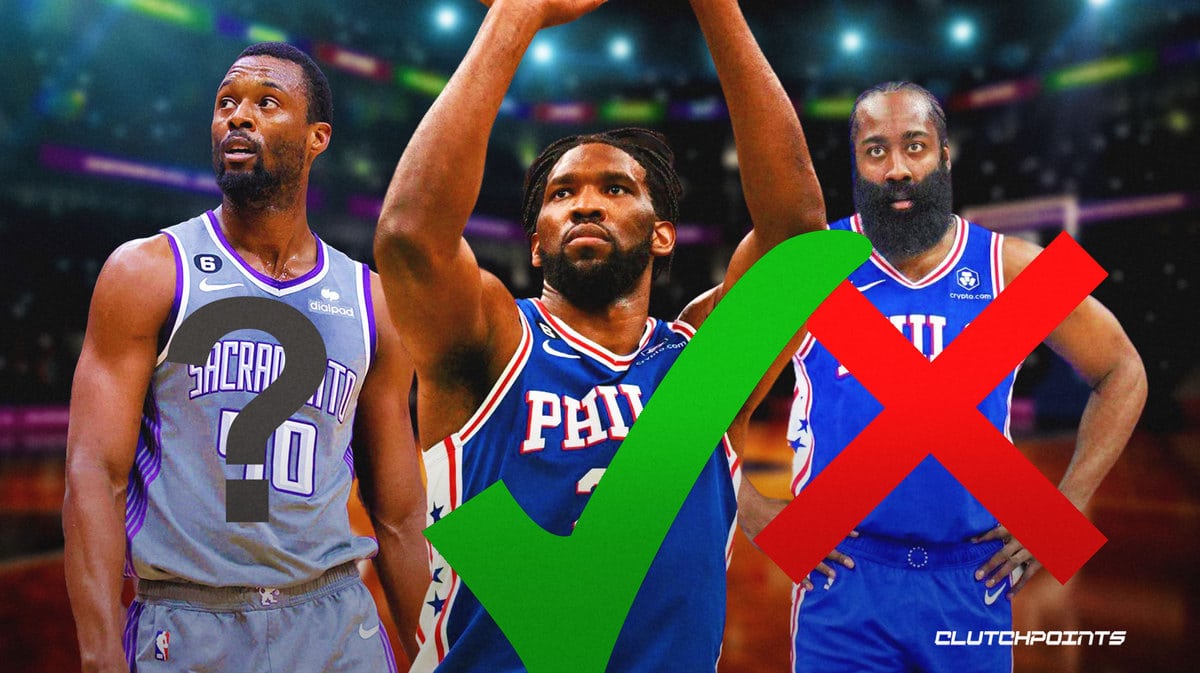 James Harden, Harrison Barnes, Joel Embiid, Sixers
