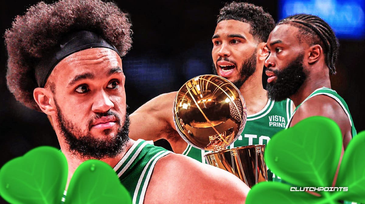 Celtics. Heat, Jayson Tatum, Derrick White, NBA Playoffs