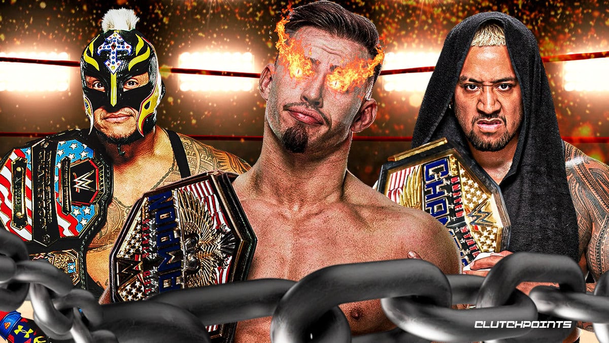 Austin Theory, United States Championship, Rey Mysterio, Solo Sikoa, LA Knight