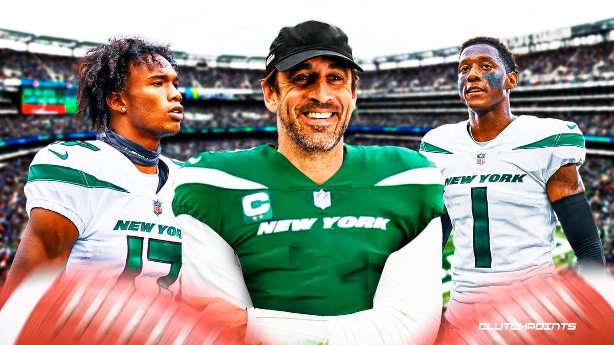 Aaron Rodgers, Garrett Wilson, New York Jets