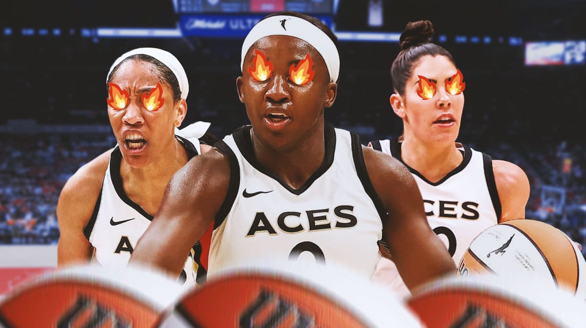 Las Vegas Aces, Kelsey Plum, Jackie Young, A'ja Wilson