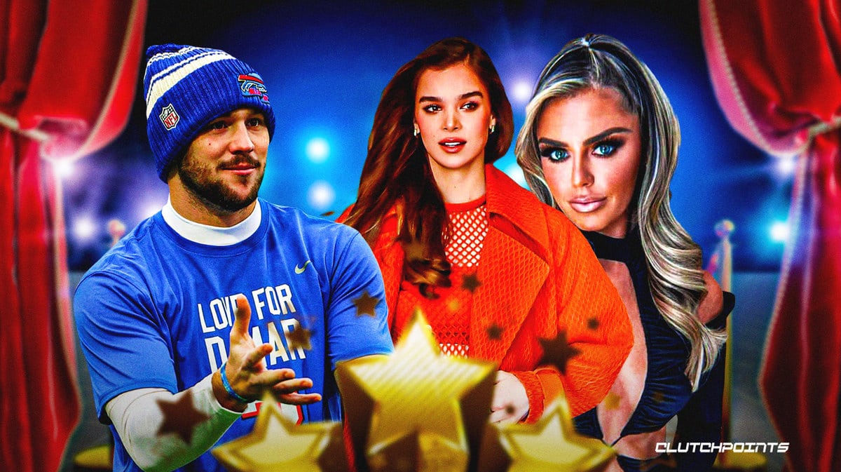 Josh Allen Hailee Steinfeld Brittany Williams Bufalo Bills
